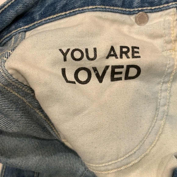 AMO Jeans Loving Gratitude Tapered Leg 26 MADE IN USA - Picture 9 of 12